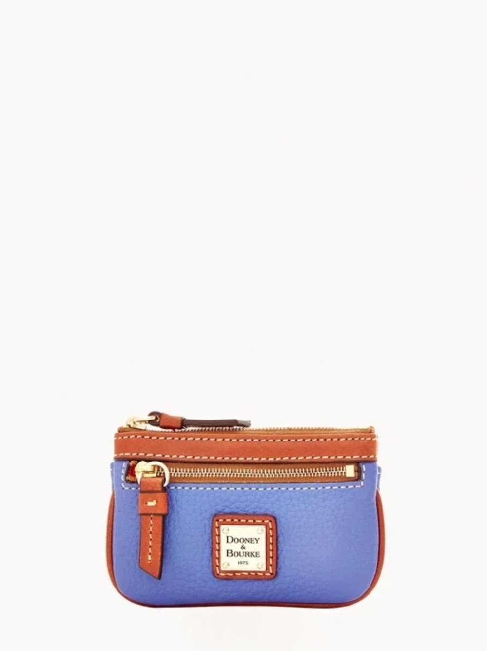 NWT! Dooney & Bourke Pebble Grain Small Coin Case in LAVENDER